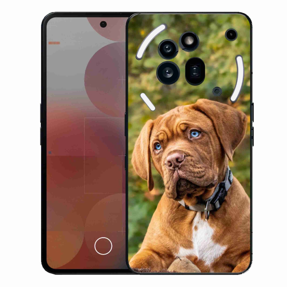 Gelový kryt mmCase na Nothing Phone (3a) Pro - štěně 