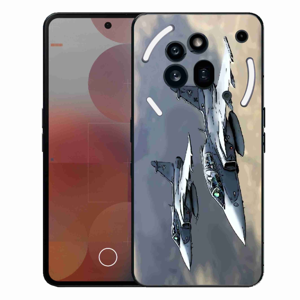 Gelový kryt mmCase na Nothing Phone (3a) Pro - stíhačky
