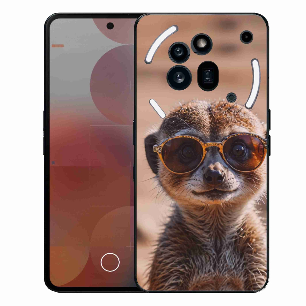 Gelový kryt mmCase na Nothing Phone (3a) Pro - stylová surikata