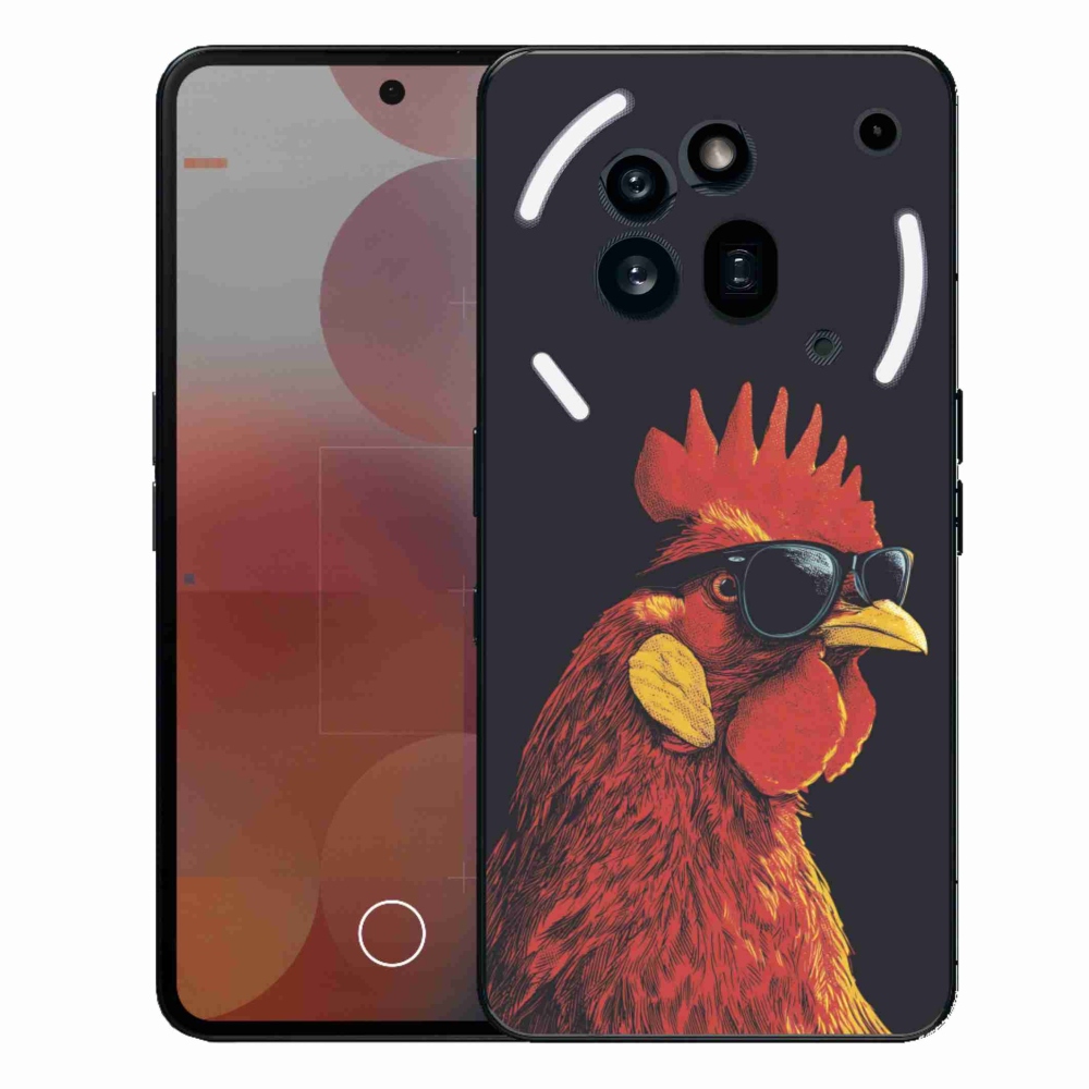 Gelový kryt mmCase na Nothing Phone (3a) Pro - stylový kohout