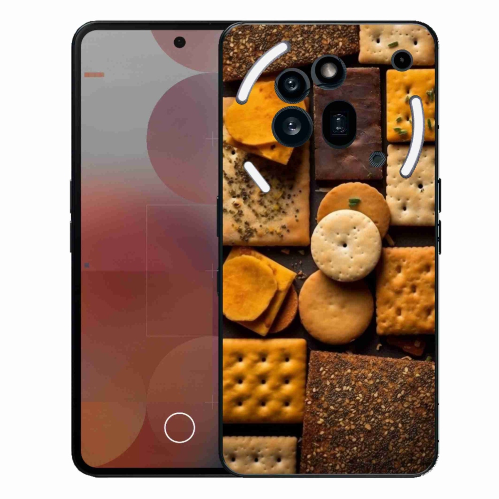 Gelový kryt mmCase na Nothing Phone (3a) Pro - sušenky