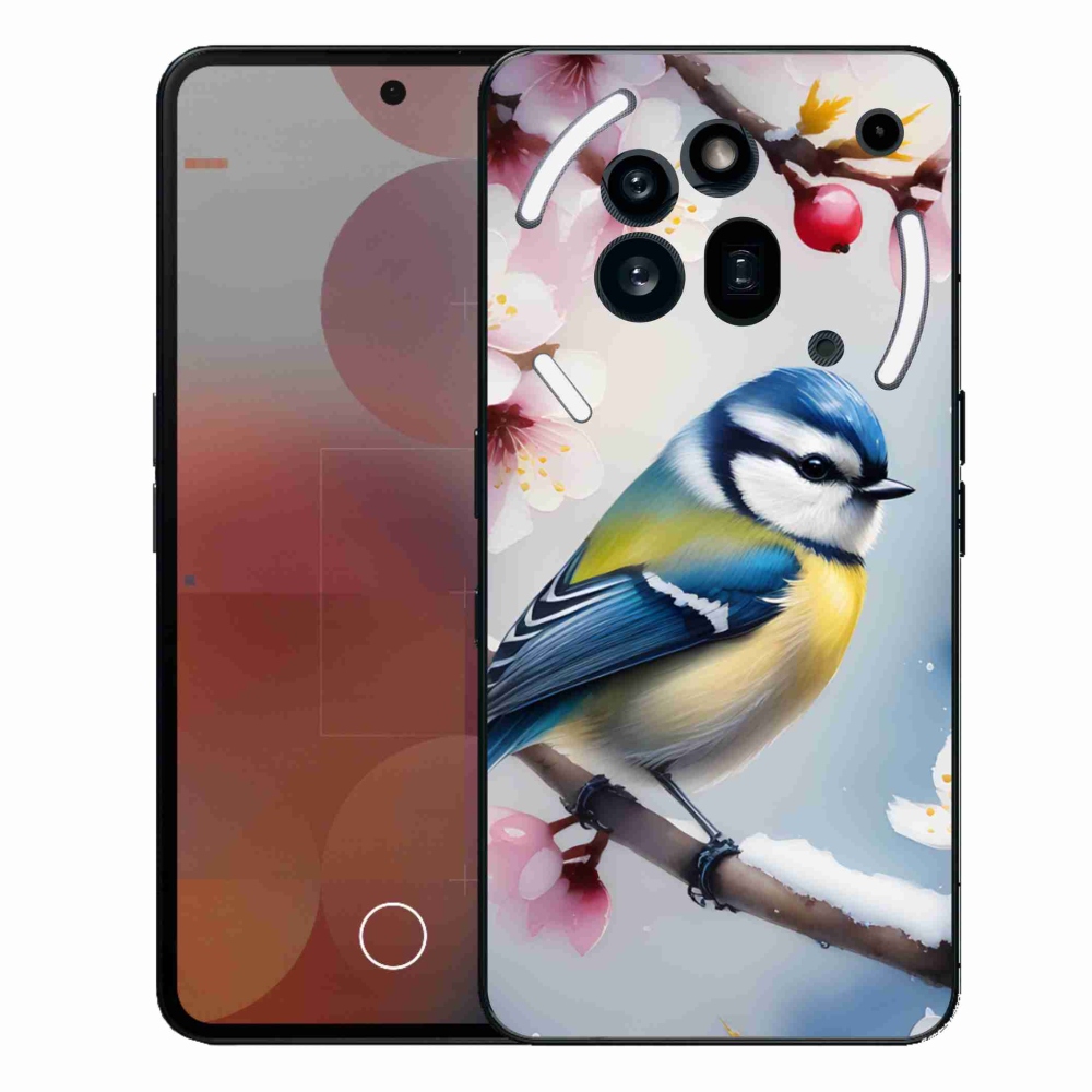 Gelový kryt mmCase na Nothing Phone (3a) Pro - sýkorka