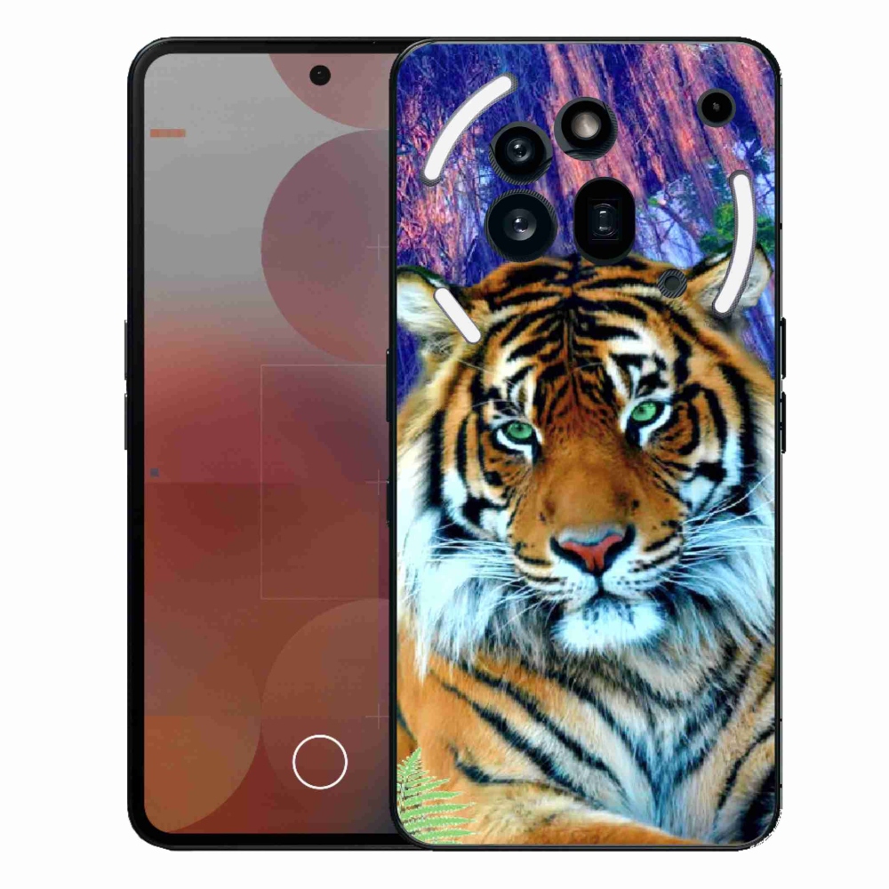 Gelový kryt mmCase na Nothing Phone (3a) Pro - tygr