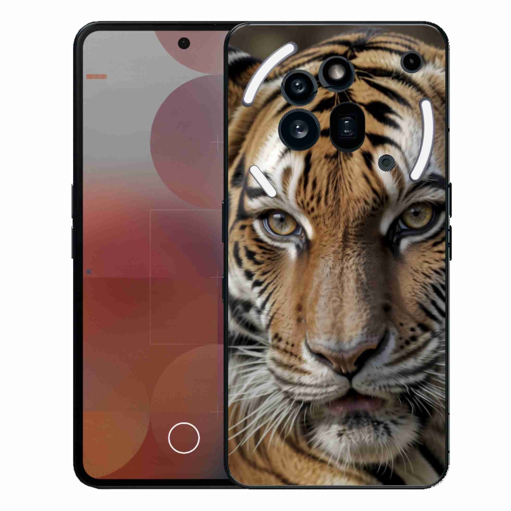 Gelový kryt mmCase na Nothing Phone (3a) Pro - tygří pohled