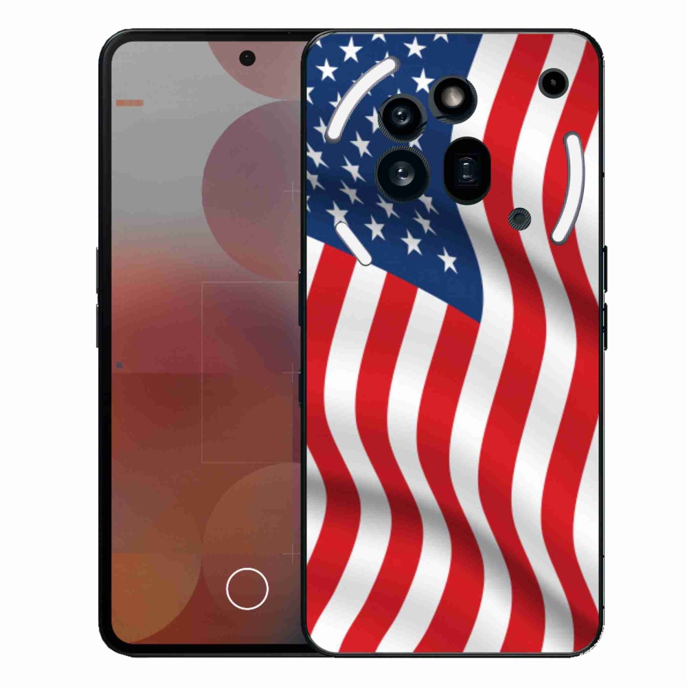 Gelový kryt mmCase na Nothing Phone (3a) Pro - USA vlajka