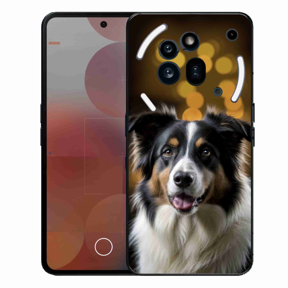 Gelový kryt mmCase na Nothing Phone (3a) Pro - usměvavý australský ovčák