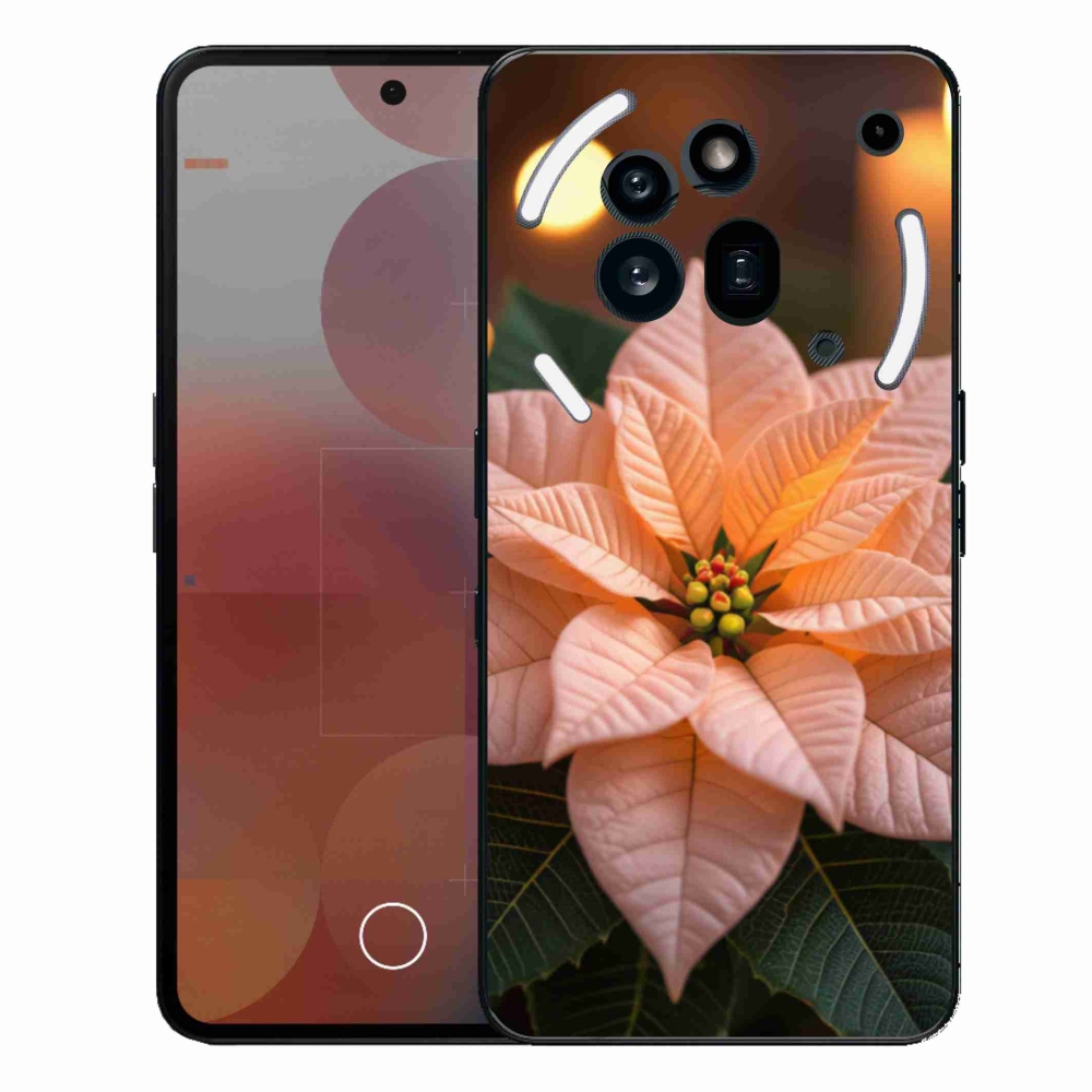 Gelový kryt mmCase na Nothing Phone (3a) Pro - vánoční hvězda