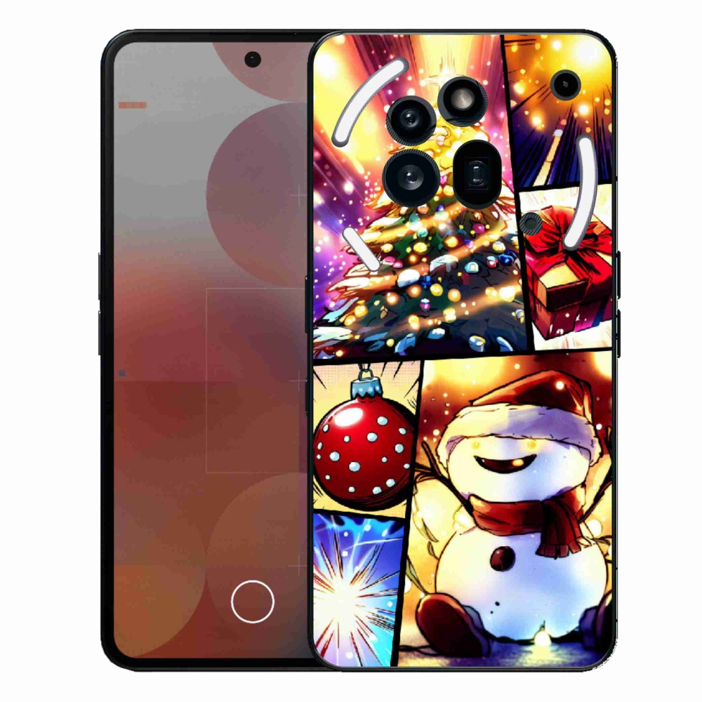 Gelový kryt mmCase na Nothing Phone (3a) Pro - vánoční motivy 1