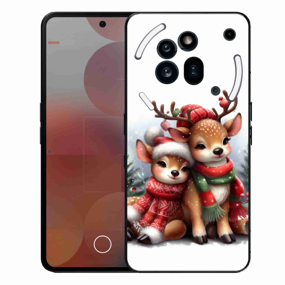 Gelový kryt mmCase na Nothing Phone (3a) Pro - vánoční sobi