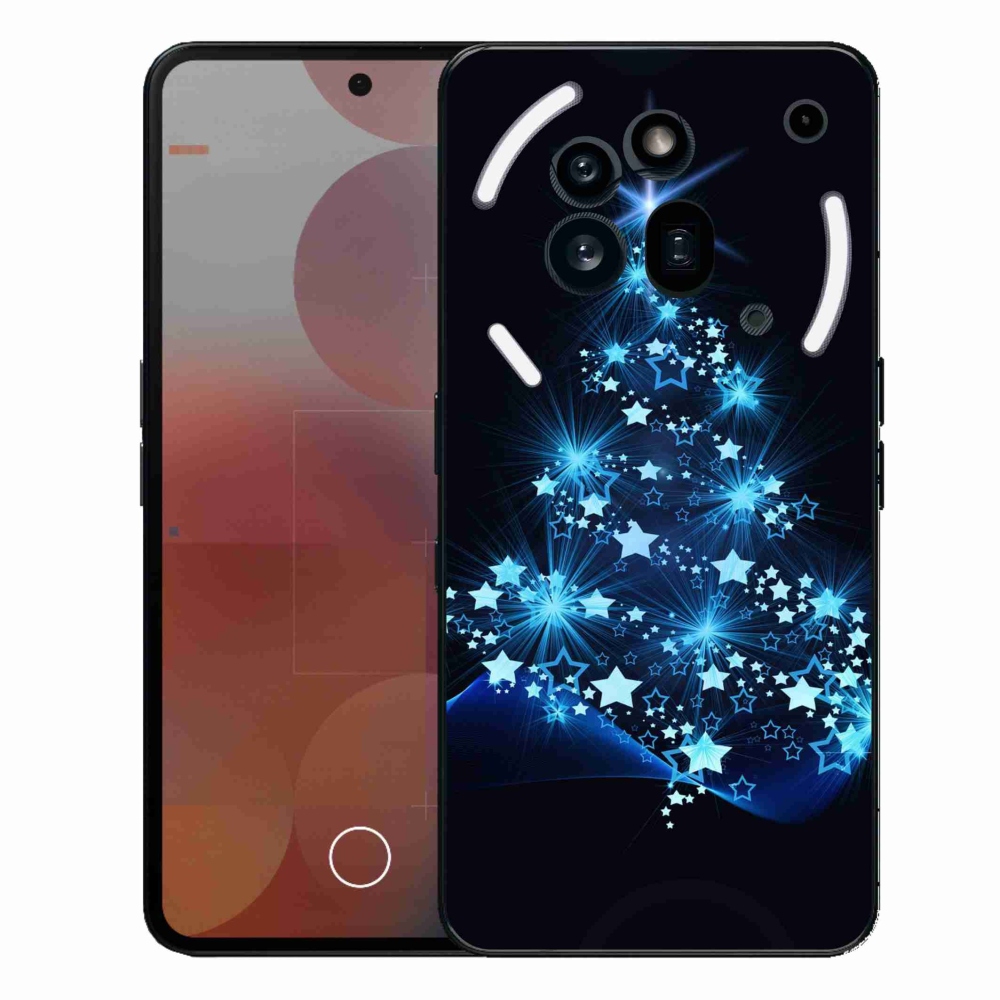 Gelový kryt mmCase na Nothing Phone (3a) Pro - vánoční stromek