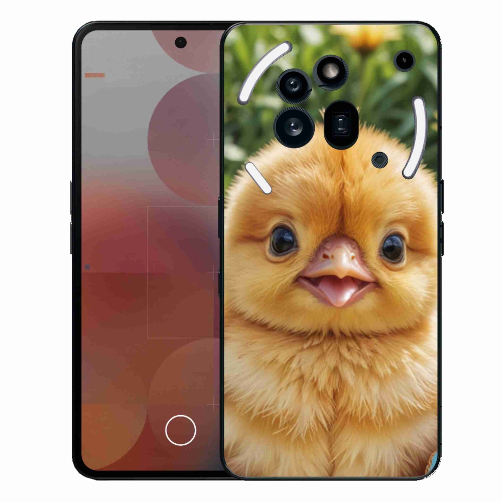 Gelový kryt mmCase na Nothing Phone (3a) Pro - veselé kuřátko