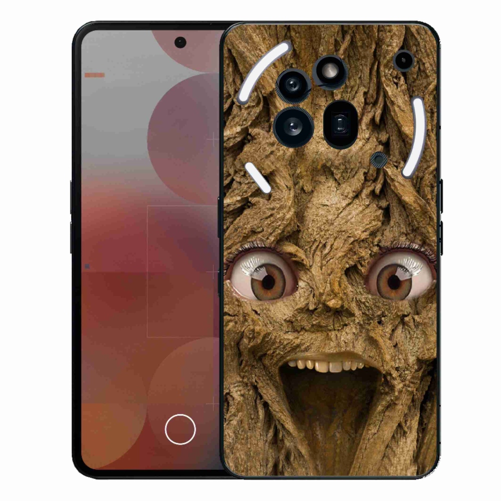 Gelový kryt mmCase na Nothing Phone (3a) Pro - veselý strom s očima