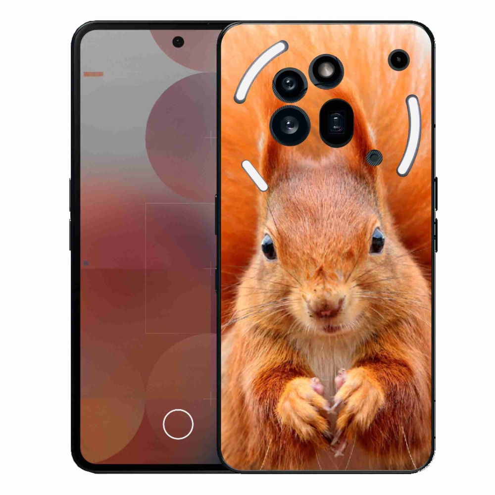 Gelový kryt mmCase na Nothing Phone (3a) Pro - veverka