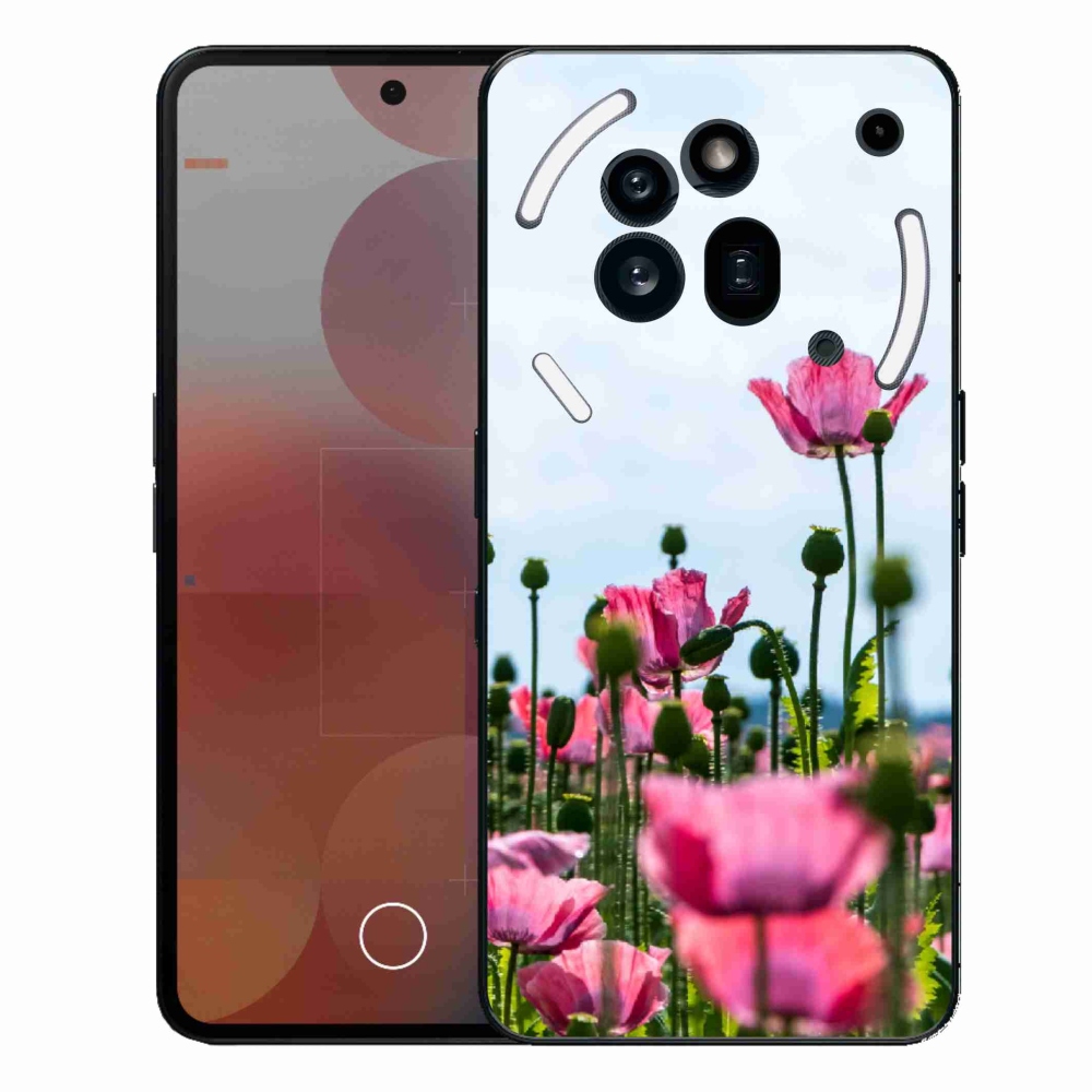 Gelový kryt mmCase na Nothing Phone (3a) Pro - vlčí mák