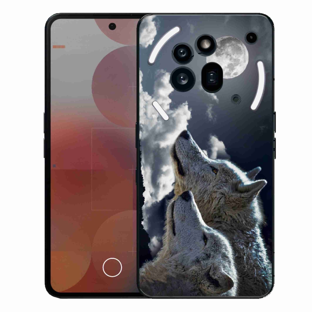 Gelový kryt mmCase na Nothing Phone (3a) Pro - vlci