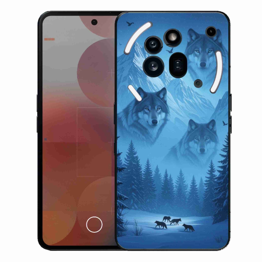 Gelový kryt mmCase na Nothing Phone (3a) Pro - vlčí smečka