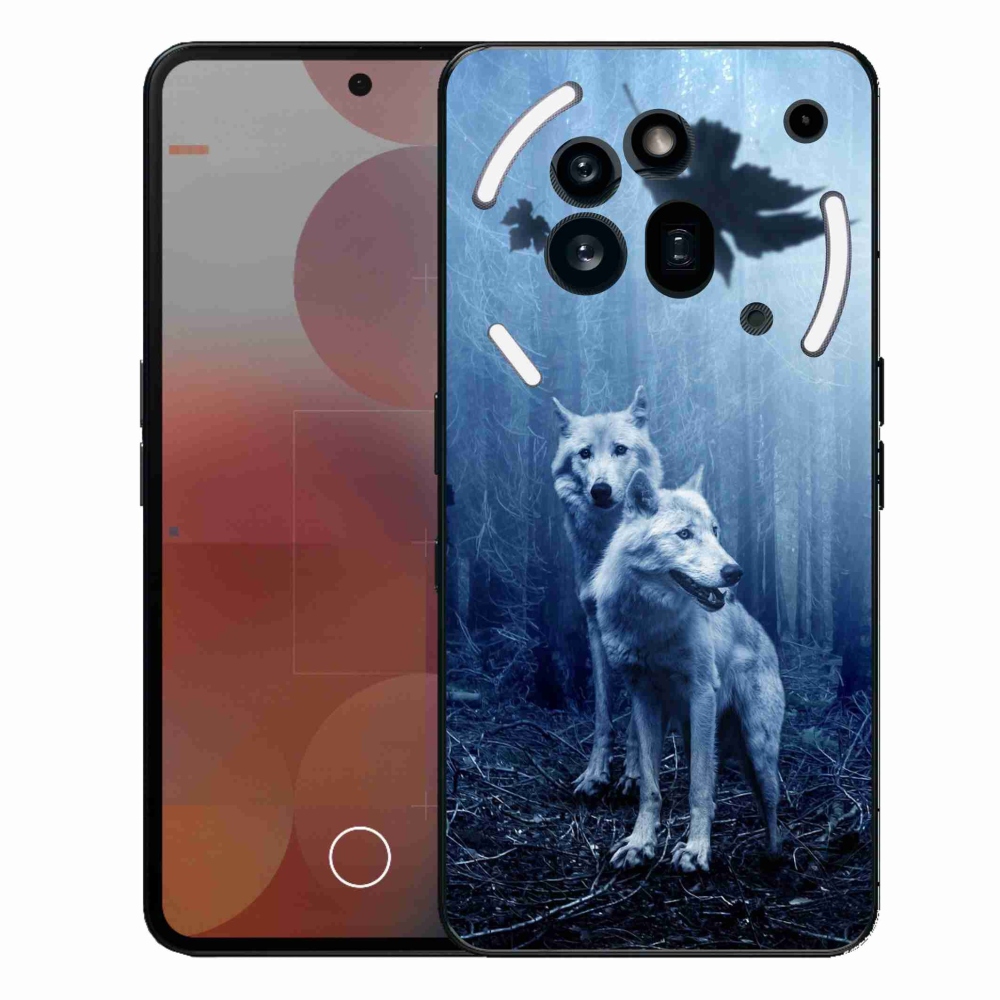Gelový kryt mmCase na Nothing Phone (3a) Pro - vlci v lese