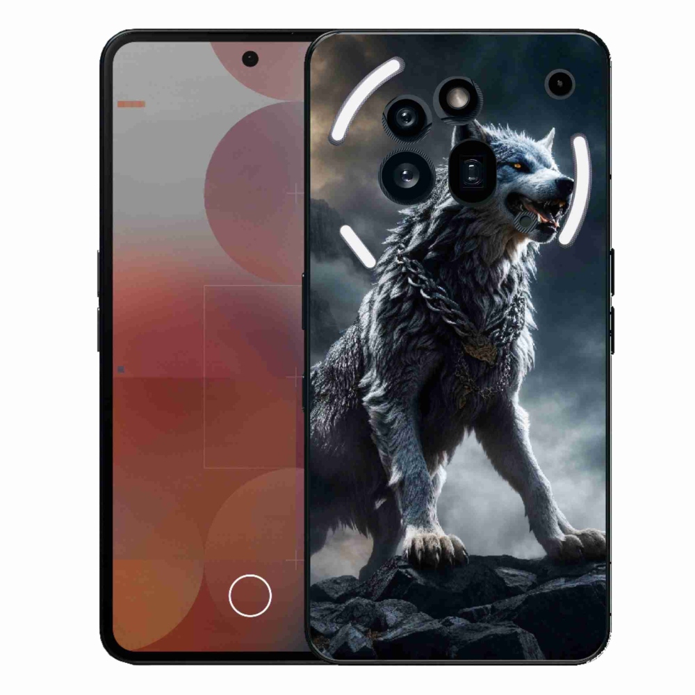 Gelový kryt mmCase na Nothing Phone (3a) Pro - vlk 1