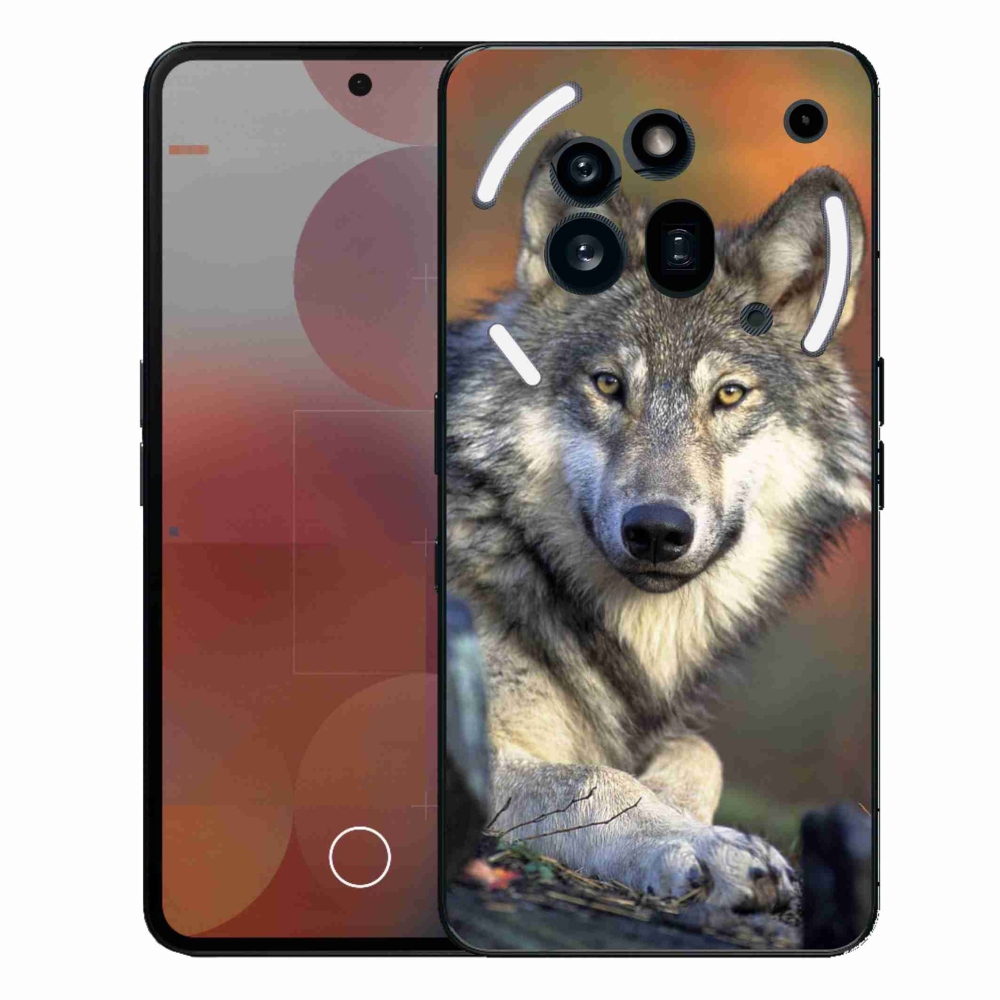 Gelový kryt mmCase na Nothing Phone (3a) Pro - vlk