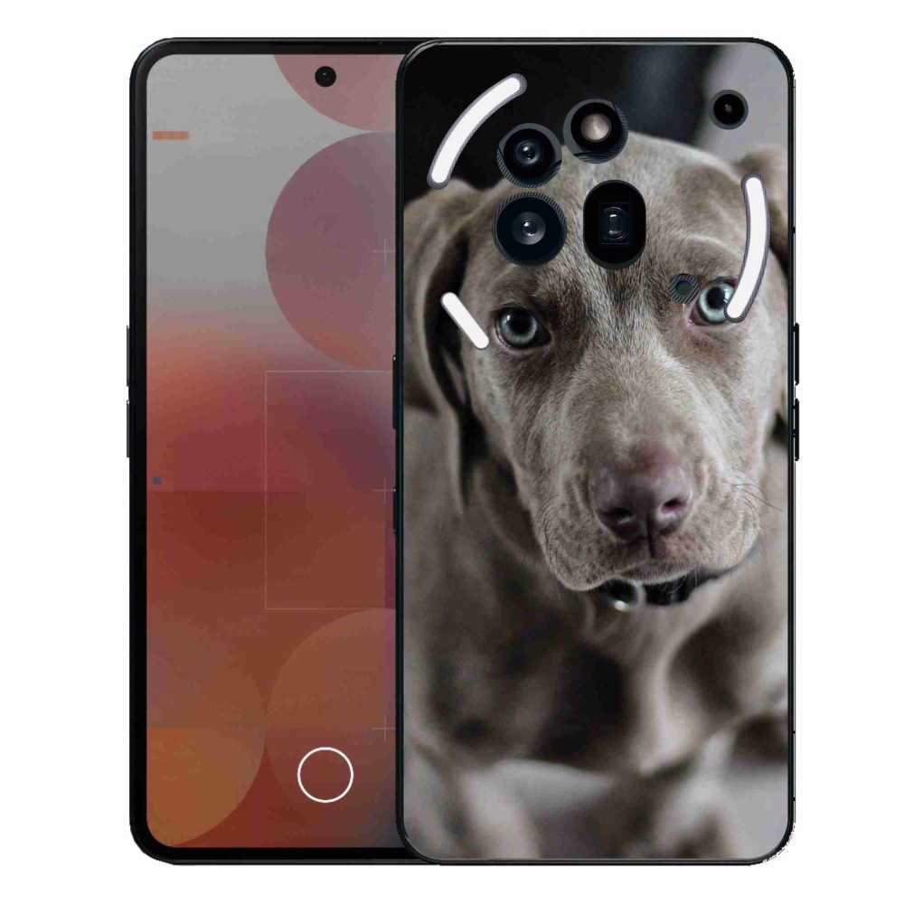 Gelový kryt mmCase na Nothing Phone (3a) Pro - výmarský ohař