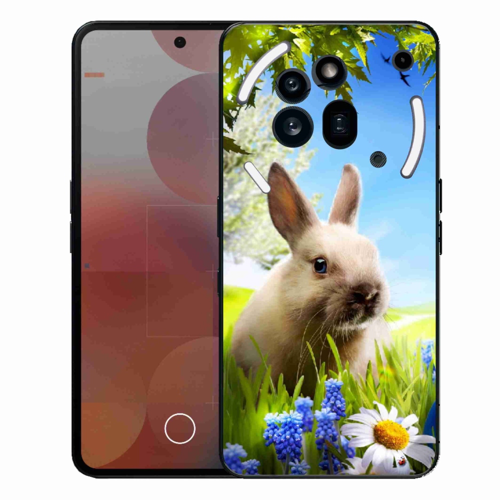 Gelový kryt mmCase na Nothing Phone (3a) Pro - zajíček