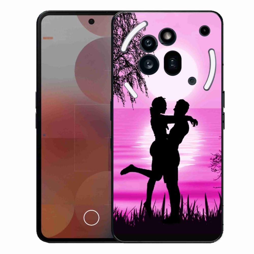 Gelový kryt mmCase na Nothing Phone (3a) Pro - západ slunce