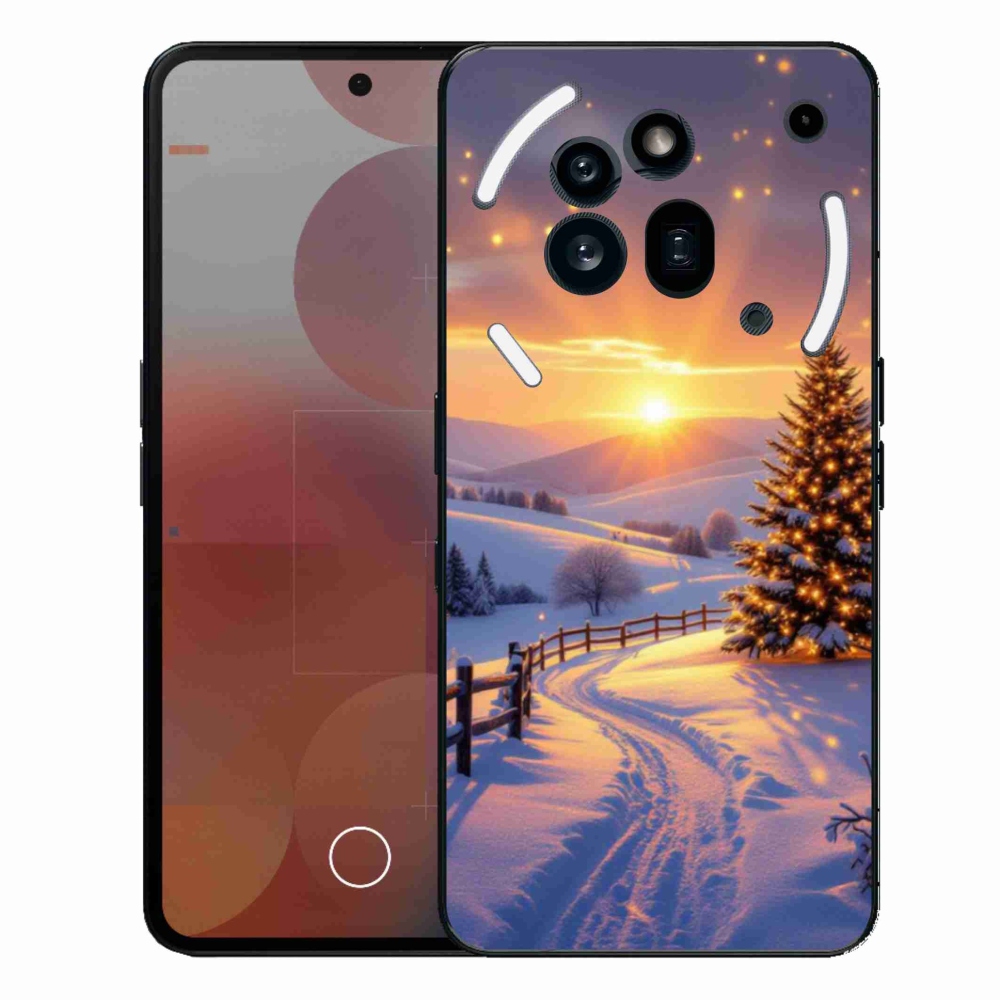Gelový kryt mmCase na Nothing Phone (3a) Pro - zimní krajina