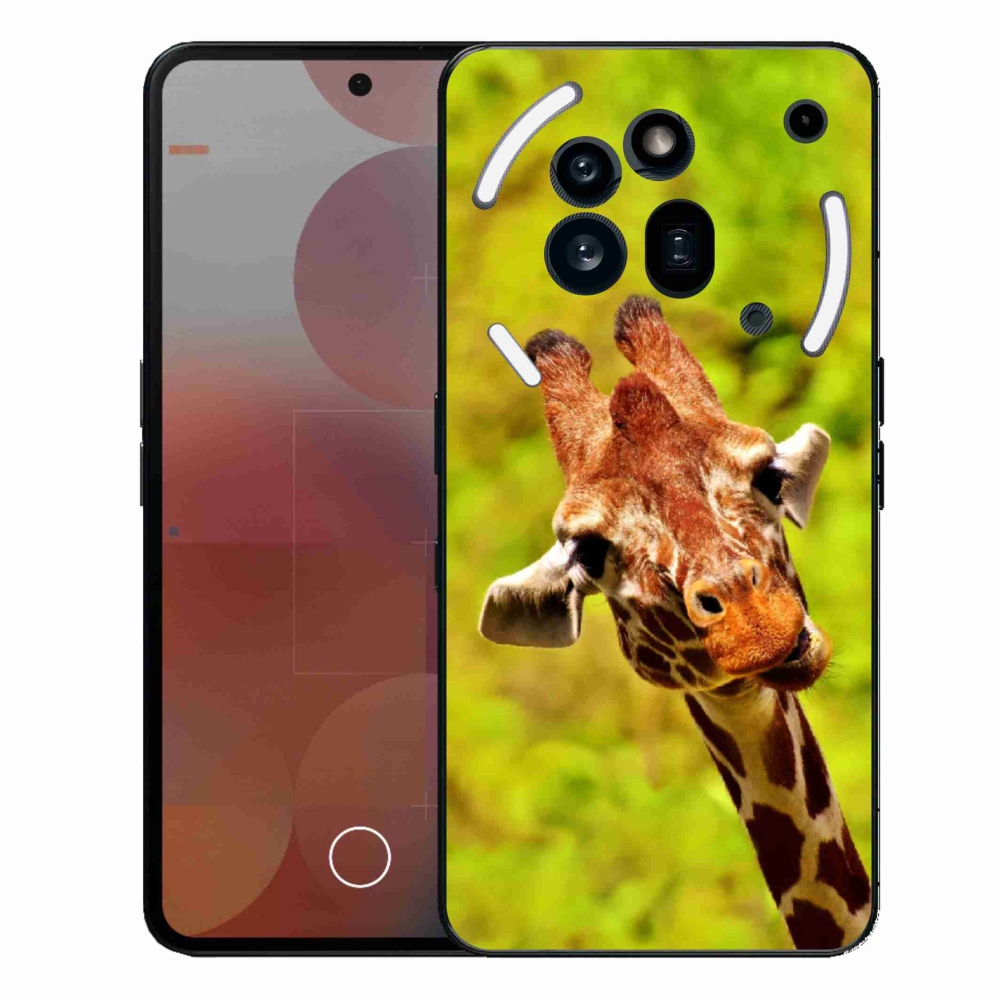 Gelový kryt mmCase na Nothing Phone (3a) Pro - žirafa