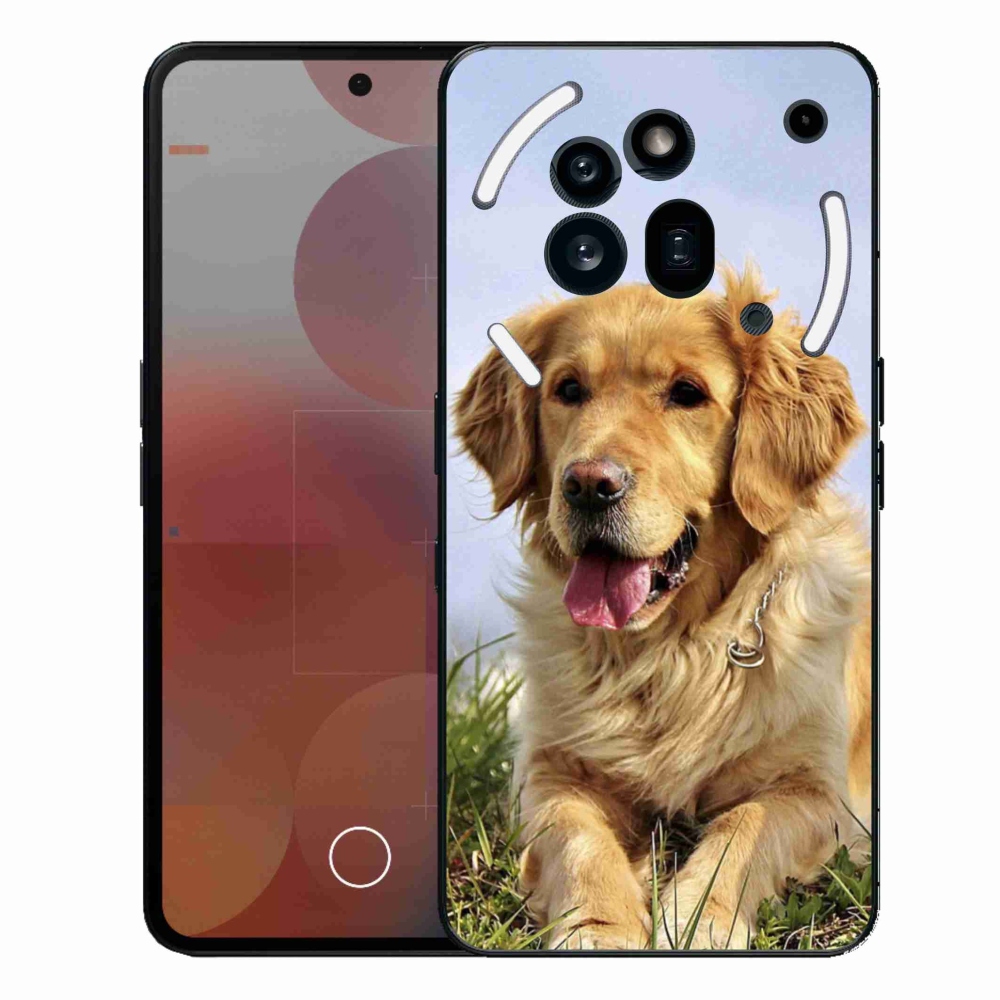 Gelový kryt mmCase na Nothing Phone (3a) Pro - zlatý retrívr