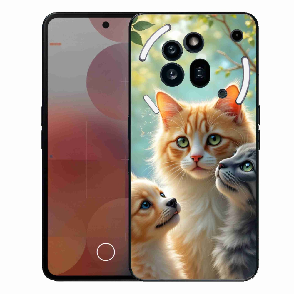 Gelový kryt mmCase na Nothing Phone (3a) Pro - zvířecí přátelství 2