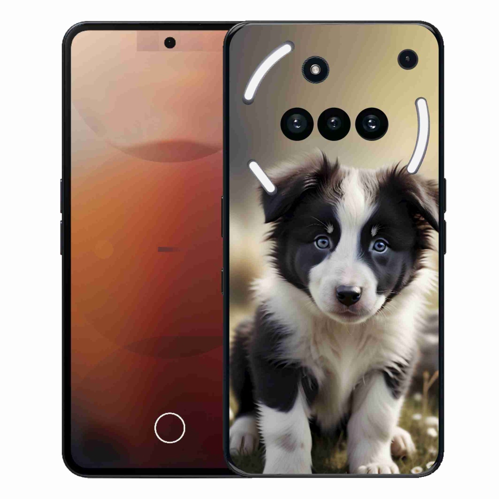 Gelový kryt mmCase na Nothing Phone (3a) - roztomilá border kolie