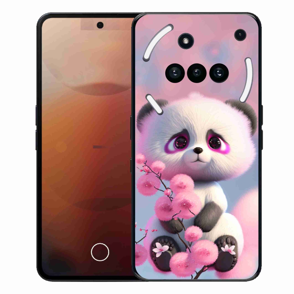 Gelový kryt mmCase na Nothing Phone (3a) - roztomilá panda 1