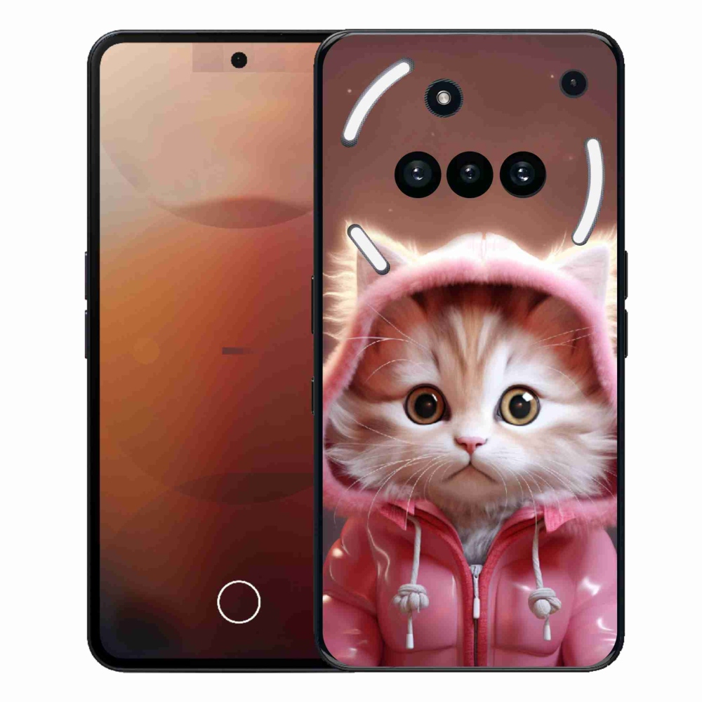 Gelový kryt mmCase na Nothing Phone (3a) - roztomilé kotě 3