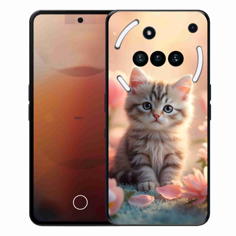 Gelový kryt mmCase na Nothing Phone (3a) - roztomilé kotě 8