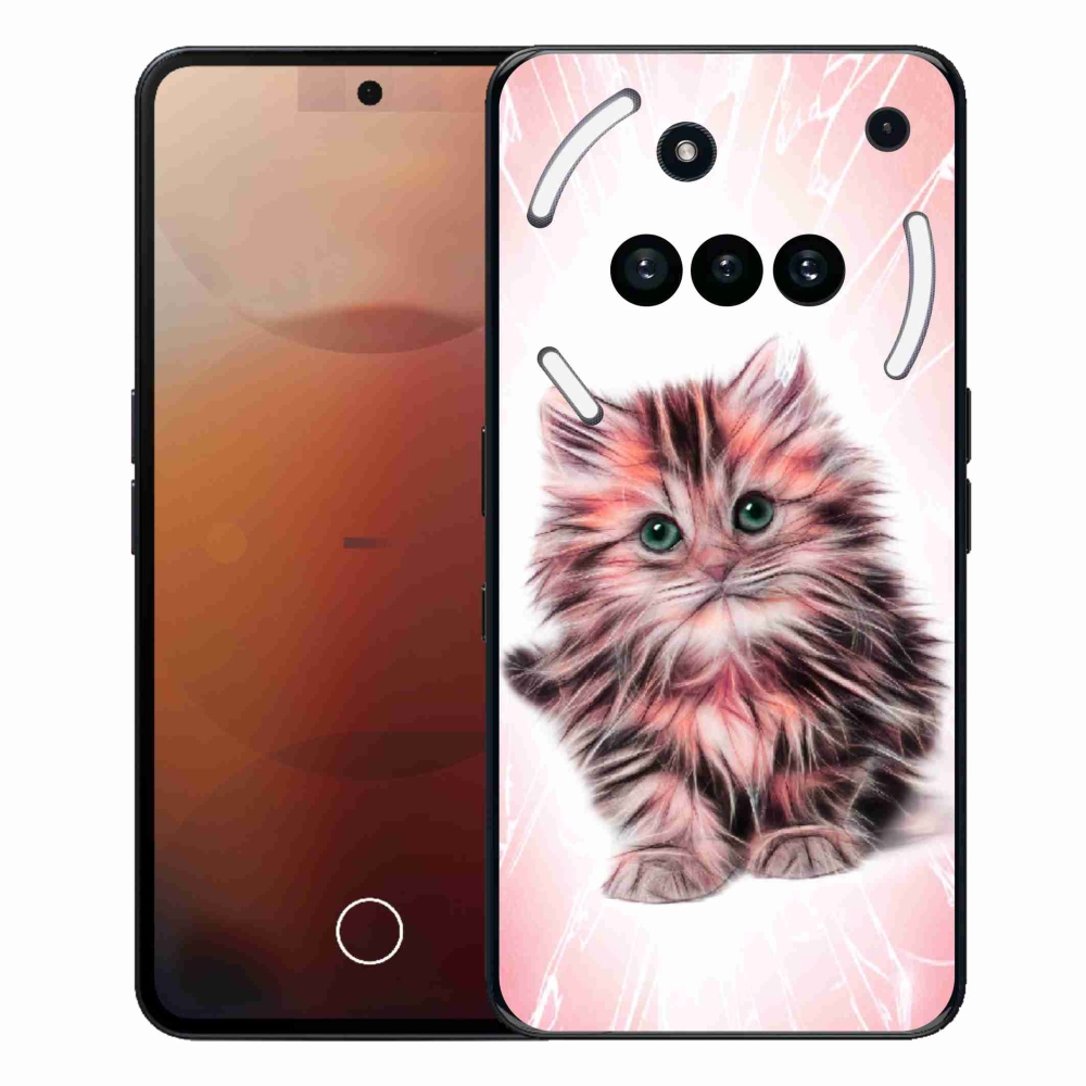 Gelový kryt mmCase na Nothing Phone (3a) - roztomilé kotě