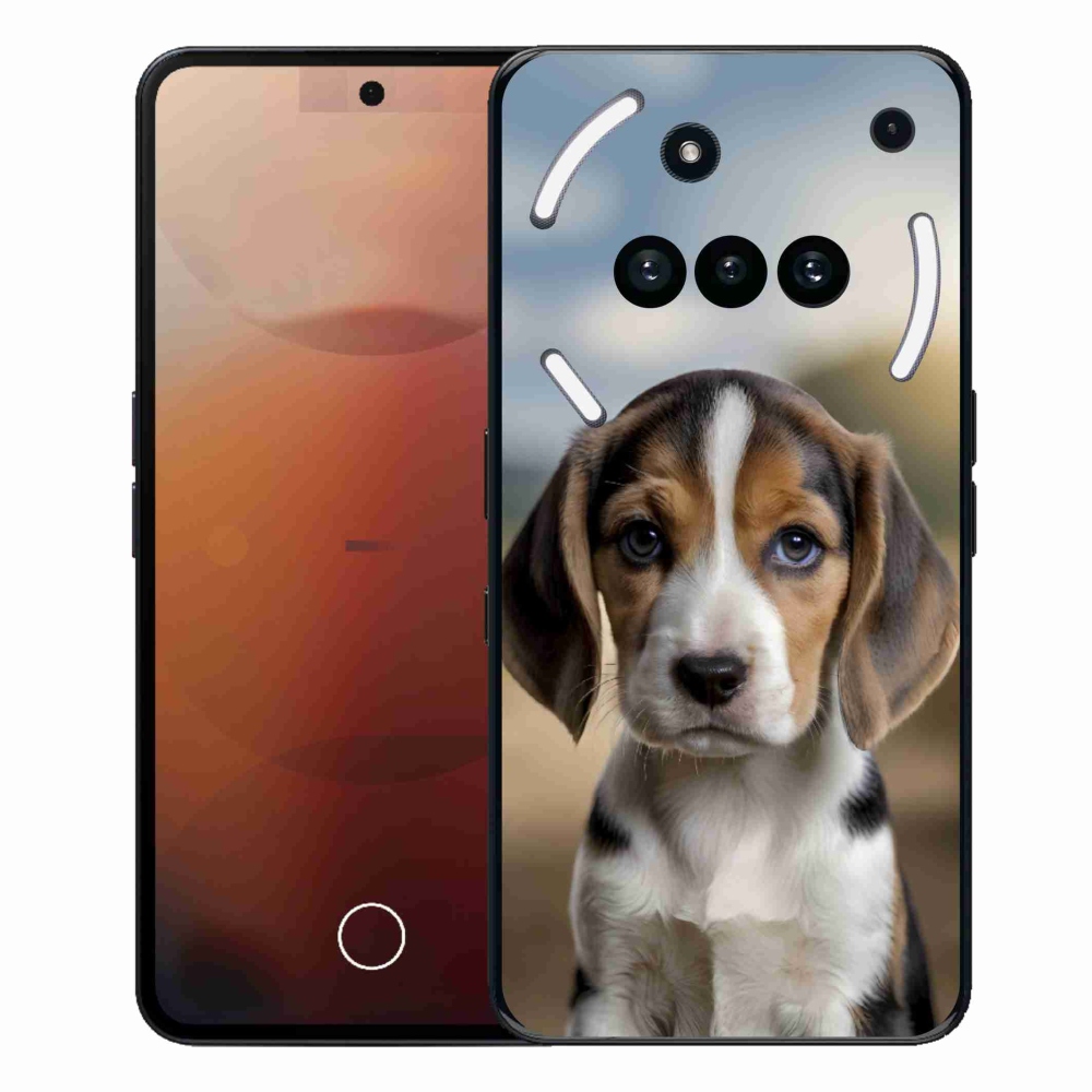 Gelový kryt mmCase na Nothing Phone (3a) - roztomilý bígl
