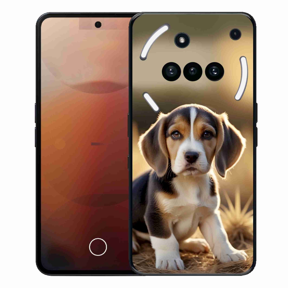 Gelový kryt mmCase na Nothing Phone (3a) - roztomilý bígl