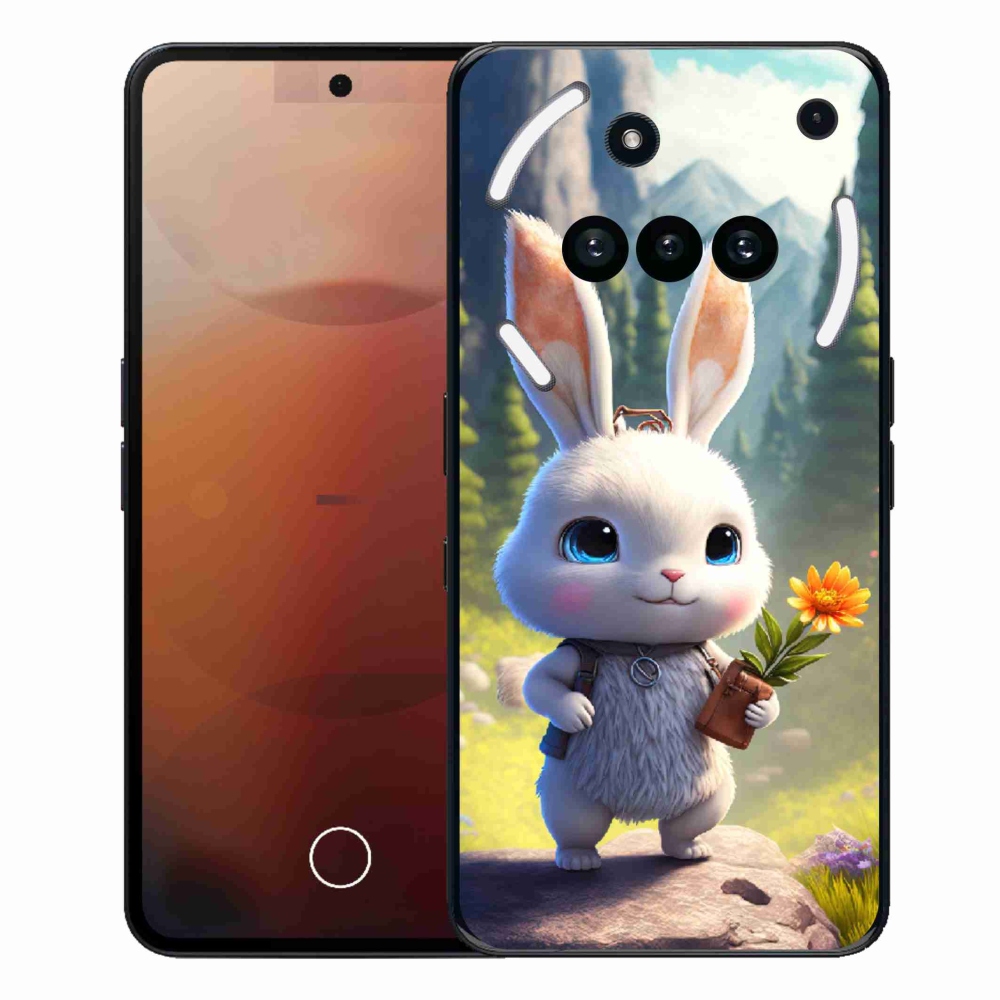 Gelový kryt mmCase na Nothing Phone (3a) - roztomilý králíček