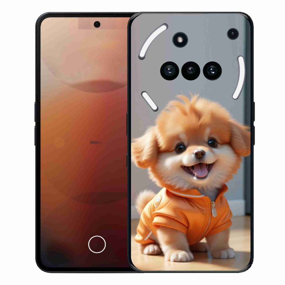 Gelový kryt mmCase na Nothing Phone (3a) - roztomilý pomeranian v mikině