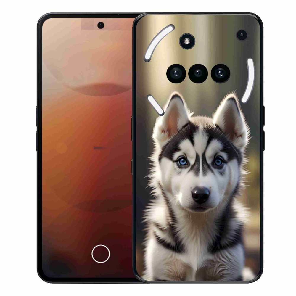 Gelový kryt mmCase na Nothing Phone (3a) - roztomilý sibiřský husky