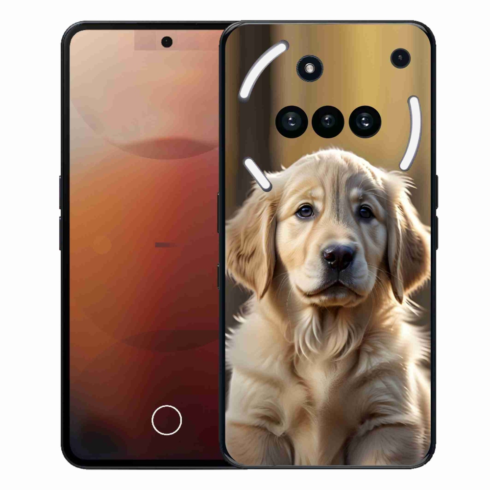 Gelový kryt mmCase na Nothing Phone (3a) - roztomilý zlatý retrívr