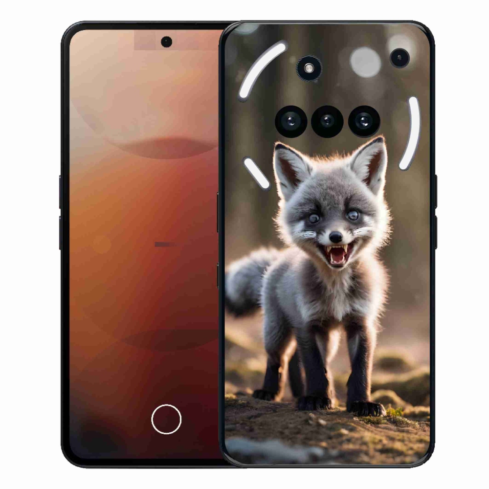 Gelový kryt mmCase na Nothing Phone (3a) - rozzuřená liška