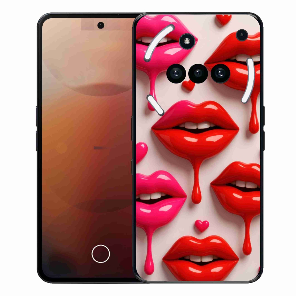 Gelový kryt mmCase na Nothing Phone (3a) - rty 2
