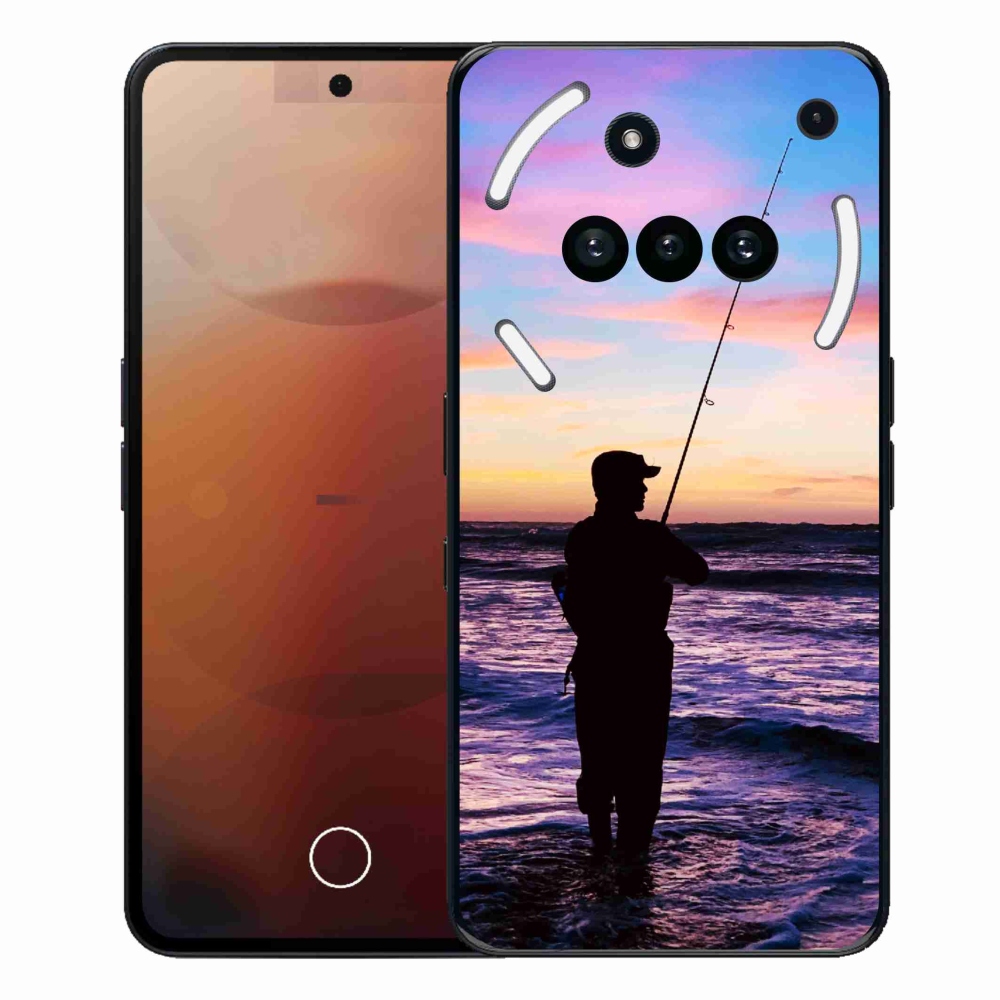 Gelový kryt mmCase na Nothing Phone (3a) - rybaření 1
