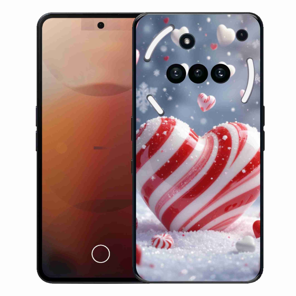 Gelový kryt mmCase na Nothing Phone (3a) - sladké srdce