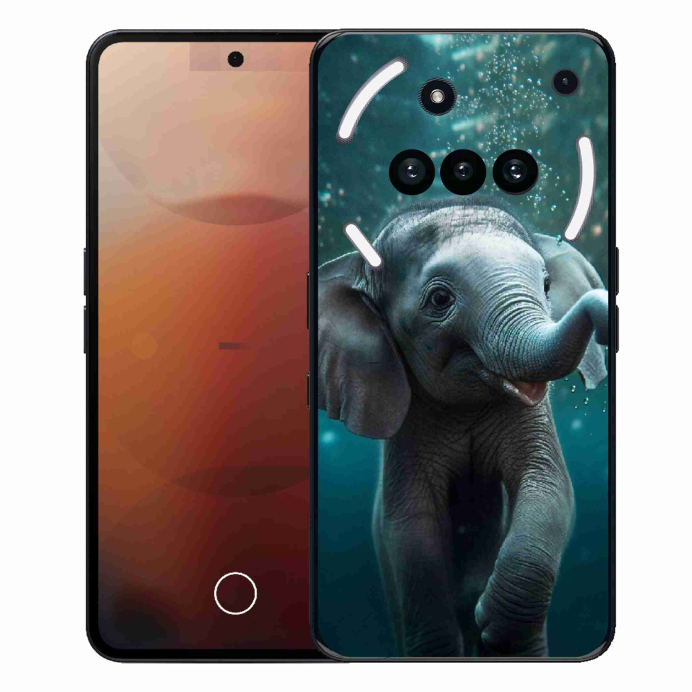 Gelový kryt mmCase na Nothing Phone (3a) - slůně pod vodou