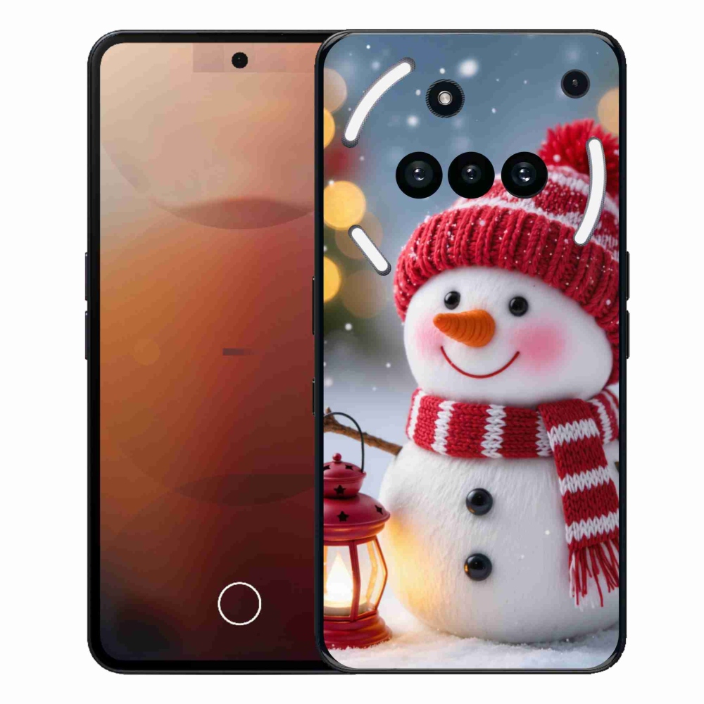 Gelový kryt mmCase na Nothing Phone (3a) - sněhulák 2