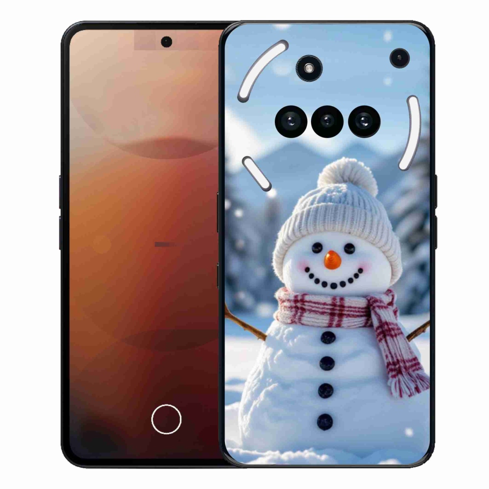 Gelový kryt mmCase na Nothing Phone (3a) - sněhulák 3