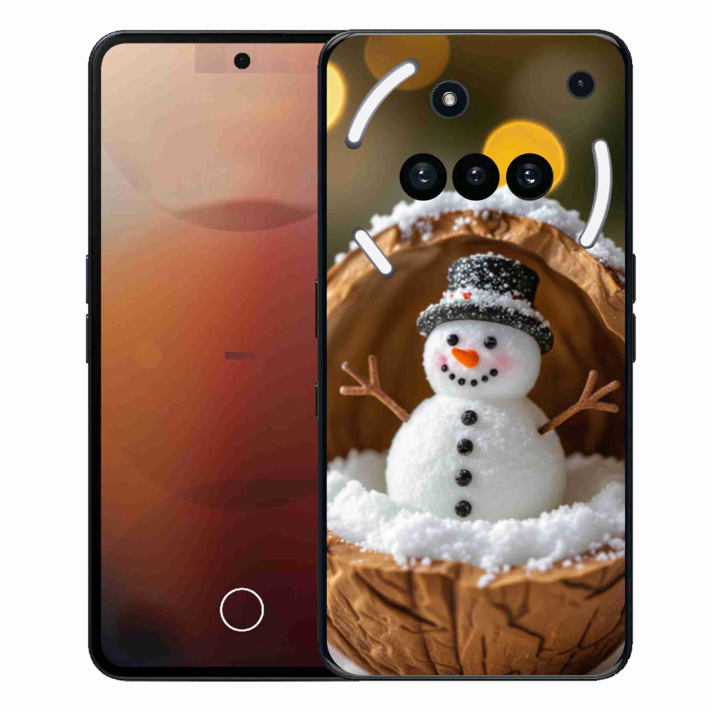 Gelový kryt mmCase na Nothing Phone (3a) - sněhulák 4