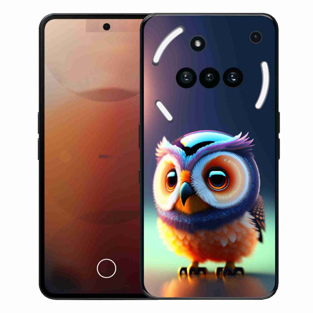Gelový kryt mmCase na Nothing Phone (3a) - sovička